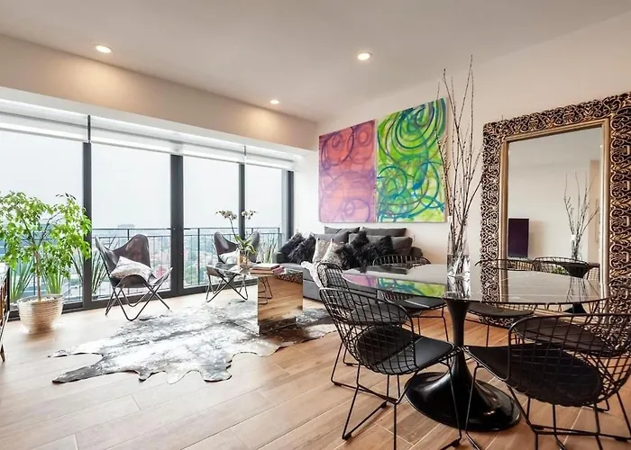 Luxury High-Rise Panoramic Apartment, Polanco 3Bd
